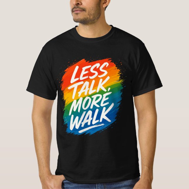 T-shirt Graphique Motivationnel Vibrant (Devant)
