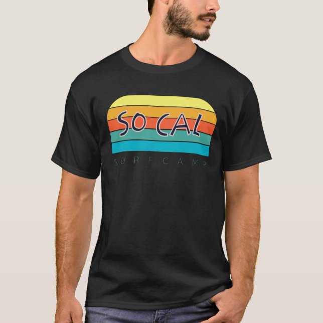 T-shirt Graphique multicolore rétro - So Cal Surf Camp - (Devant)
