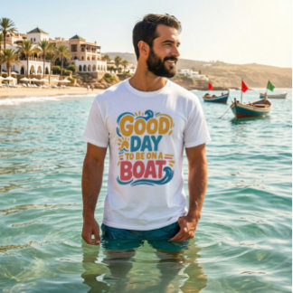 T-shirt Graphique Nautique Rétro Vintage Soleil et Voilier