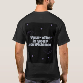 T-shirt graphique noir | Mode de rue motivante
