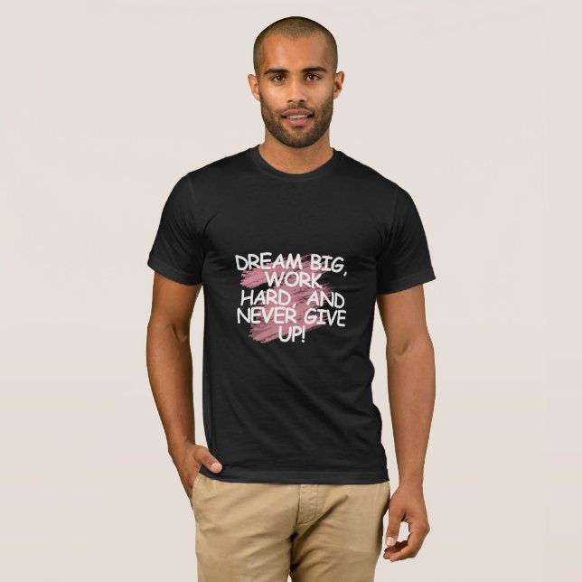 T-Shirt Graphique Noir | Tee Citation Mindset (Devant entier)