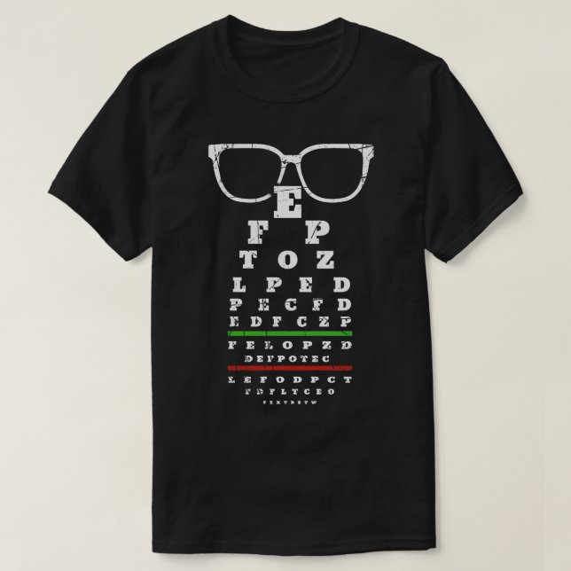 T-shirt Graphique oculaire des optimistes (Design devant)