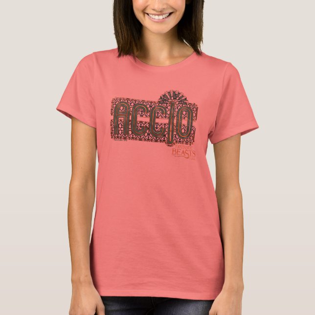 T-shirt Graphique orthographique Jade Art Déco ACCIO™ (Devant)