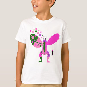 T-Shirt Graphique Papillon Coloré