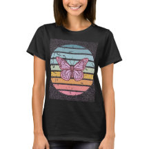 T-shirt graphique "papillon" | élégant