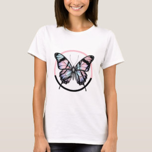 T-shirt graphique papillon esthétique pour femmes