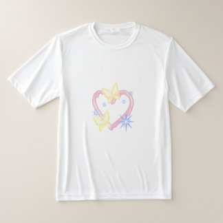 T-shirt graphique papillon rêveur et esthétique cœ