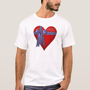 T-shirt Graphique Patriotic Heart