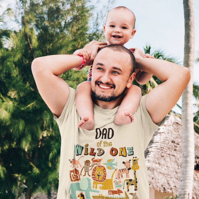 T-shirt Graphique Personnalisable Wild One mignon Animaux  (Créateur téléchargé)