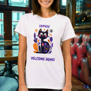 T-Shirt Graphique Personnalisé de Bienvenue à la M