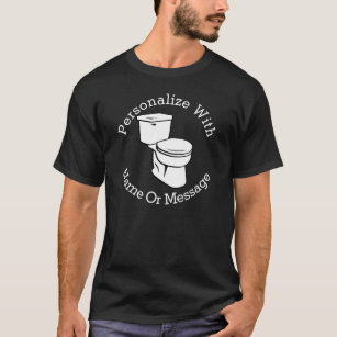 T-shirt Graphique PERSONNALISÉ de toilette