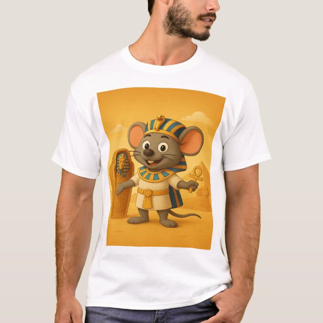 T-shirt graphique Pharaon antique | Style égyptien (Devant)