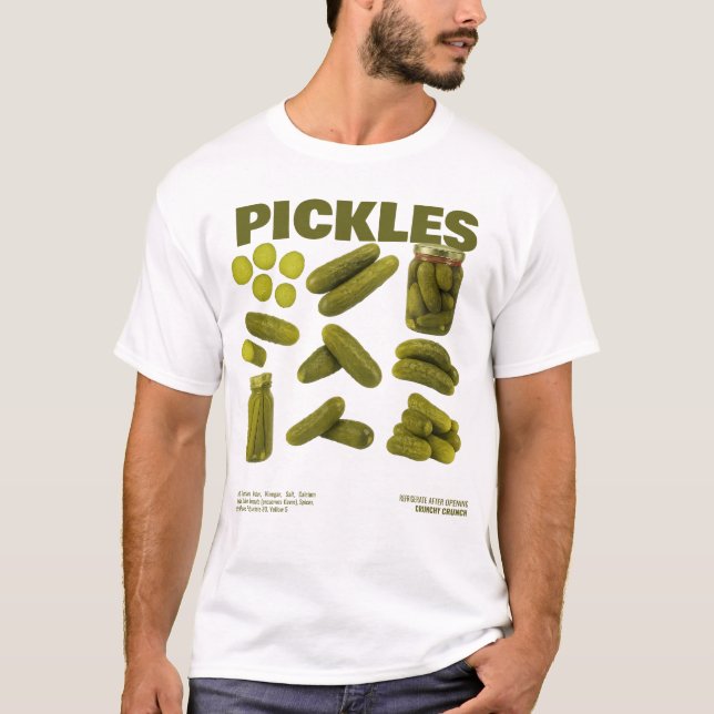T-shirt graphique PICKLES - Drôle & Crunchy (Devant)