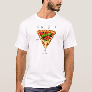 T-shirt graphique Pizza Napolitaine Authentique