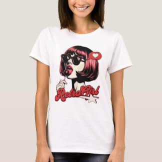 T-Shirt Graphique Pop Art Fille Anime - Mignon Ma
