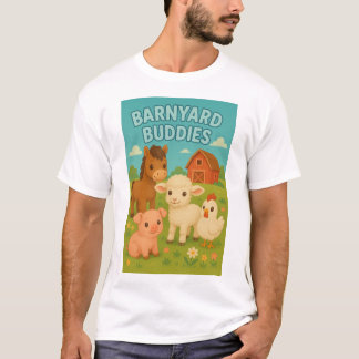T-shirt Graphique pour enfants mignons des petits animaux