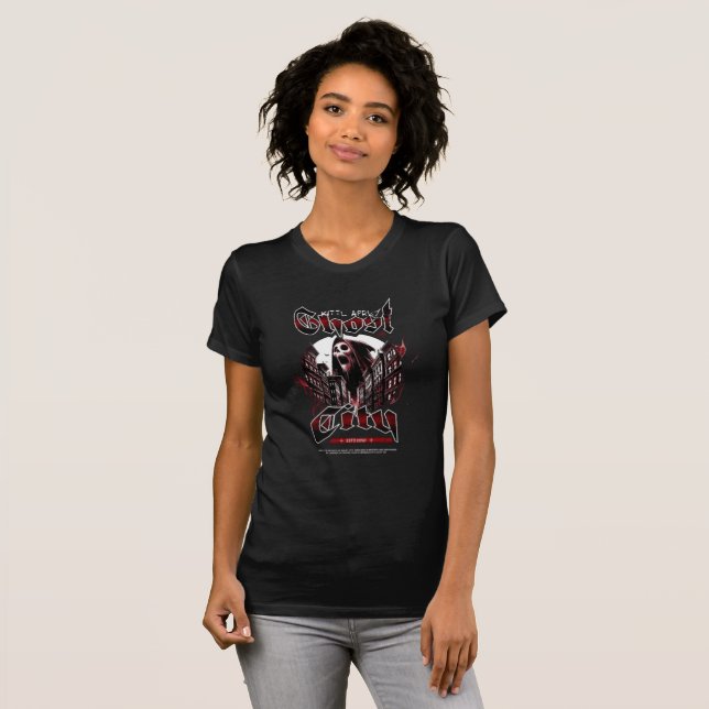 T-Shirt Graphique pour Femmes à l'Esprit Gothique  (Devant entier)
