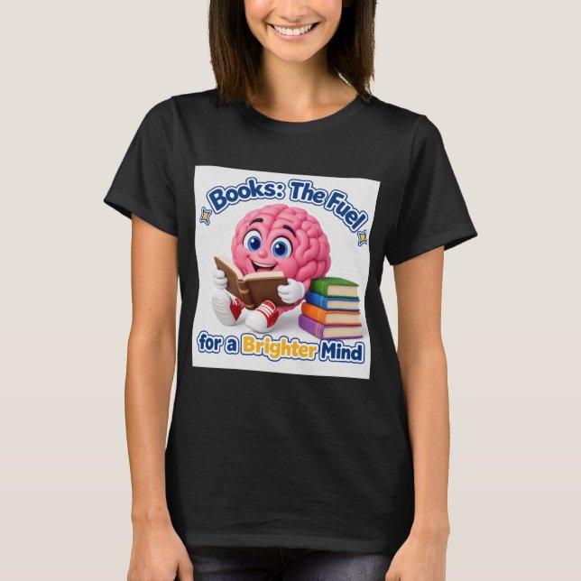 T-shirt graphique pour femmes ADOM "Brighter Mind" (Devant)