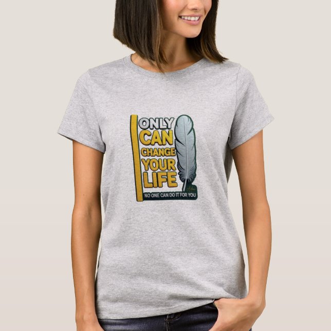 T-shirt graphique pour femmes ADOM "Changement de  (Devant)