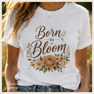 T-shirt graphique pour femmes inspiré d'une nature