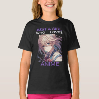 T-Shirt Graphique pour fille d'Anime pour enfants