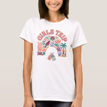 T-shirt graphique pour filles voyageuses