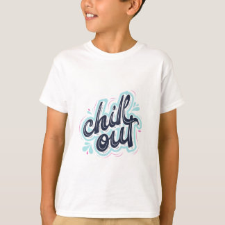T-shirt graphique pour garçons avec typographie ré