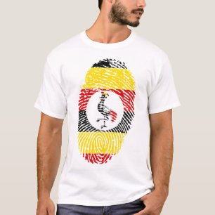 T-Shirt Graphique pour Hommes avec Empreinte Digit