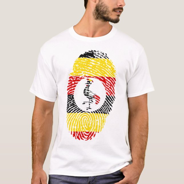 T-Shirt Graphique pour Hommes avec Empreinte Digit (Devant)