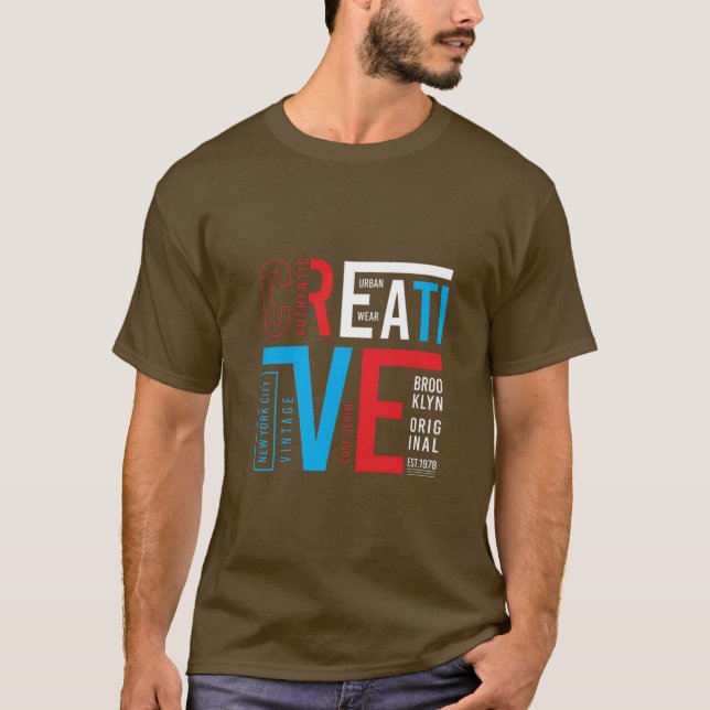 T-shirt graphique pour hommes Brooklyn 1989 à la m (Devant)