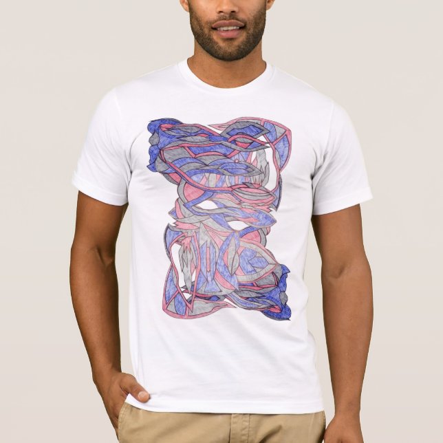 T-shirt graphique pour hommes Color Splash (Devant)