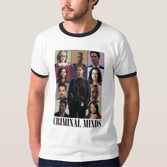 T-Shirt Graphique pour Hommes Équipe de Profilage  (Devant)