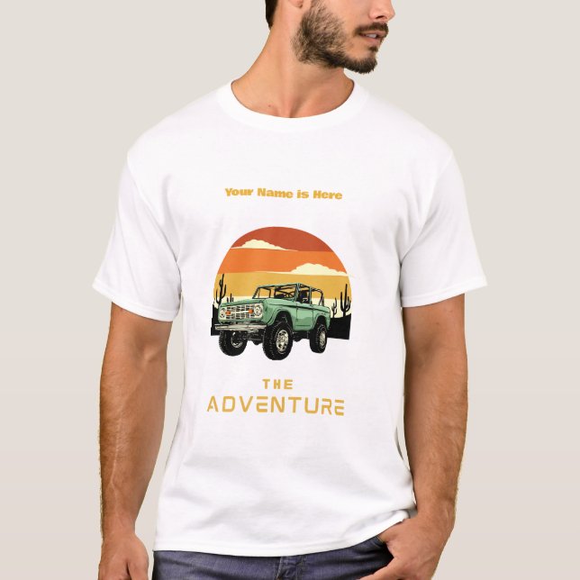 T-shirt graphique pour hommes "Fonix - L'Aventure" (Devant)