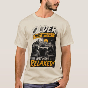 T-shirt graphique pour hommes Older Not Wiser