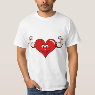 T-shirt graphique pour hommes Strong Heart - Motiv
