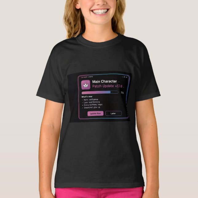 T-shirt graphique pour l'anniversaire d'une adoles (Devant)