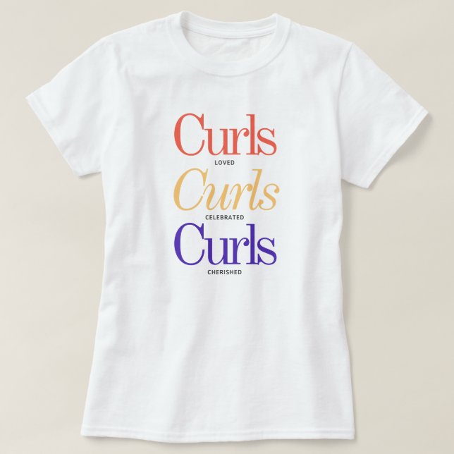 T-shirt graphique pour l'appréciation des cheveux  (Design devant)