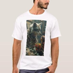 T-shirt graphique pour le déguisement réaliste de