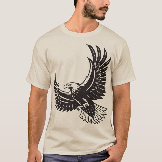T-Shirt Graphique Prédateur Apical Aigle Majestueu (Devant)
