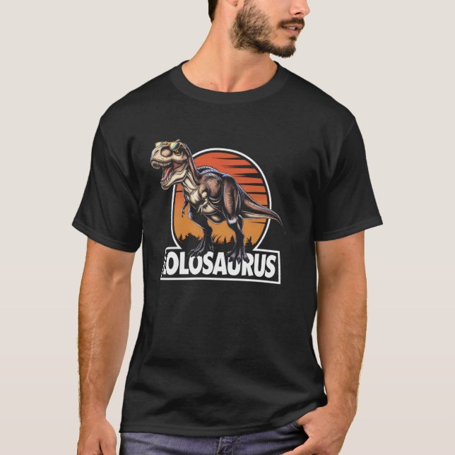 T-shirt graphique préhistorique drôle Lolosaurus d (Devant)
