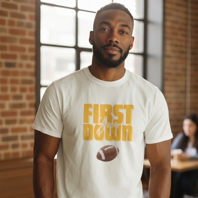 T-shirt graphique "Première année de papa" de foot (Créateur téléchargé)