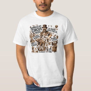 T-Shirt Graphique Punk Cirque Surréaliste des Anné