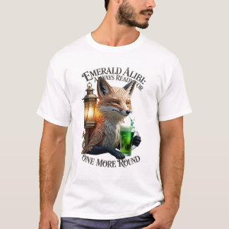 T-shirt graphique renard Emerald Alibi