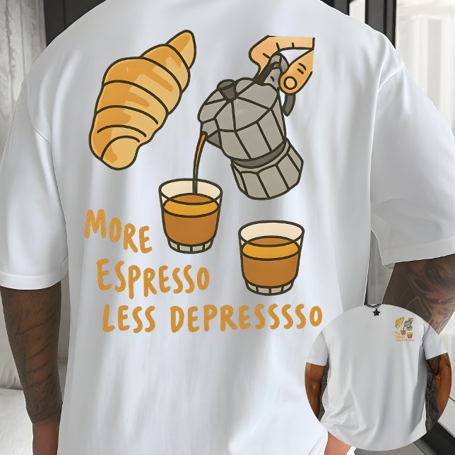 T-shirt graphique rétro Barista – Design pour accr (Créateur téléchargé)