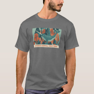 T-shirt Graphique rétro de l'ami narval mystérieux de la f