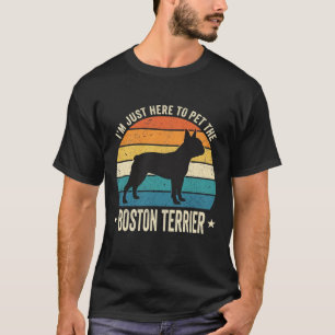 T-shirt Graphique Rétro pour Amoureux de Boston Terrier_1