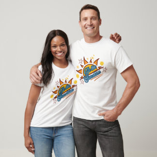 T-shirt graphique rétro vintage "Soyez le soleil"