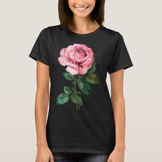 T-shirt Graphique rose Tri-blend Premium  (Devant)
