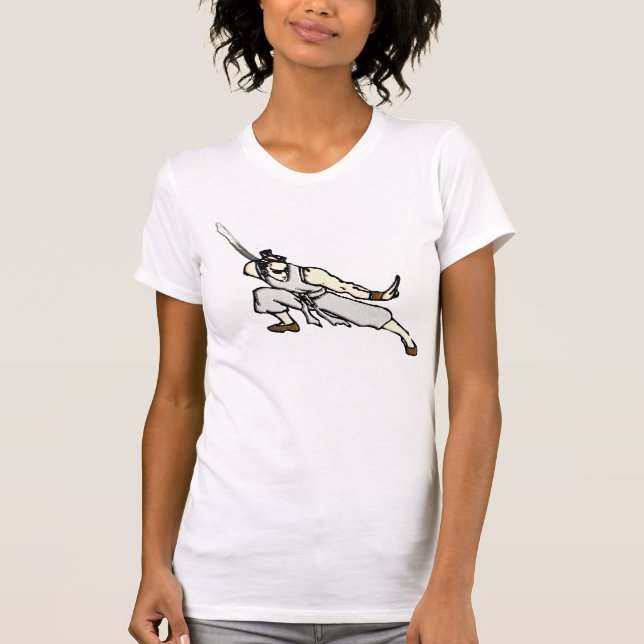 T-shirt graphique samouraï (Devant)