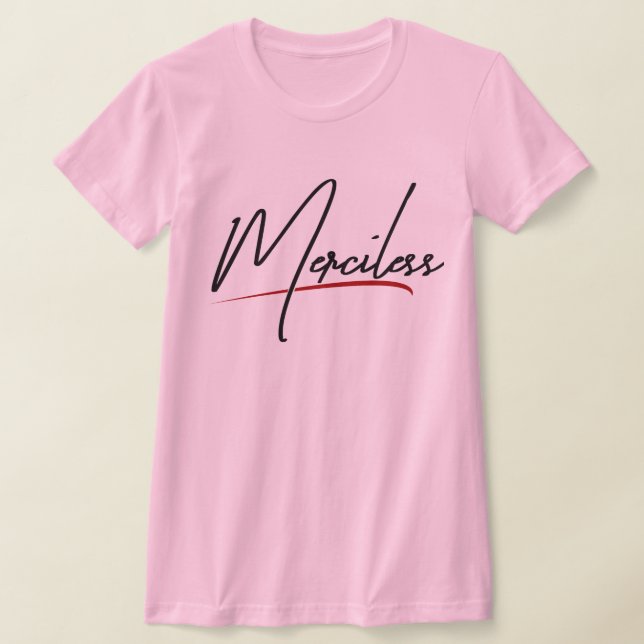 T-shirt graphique "sans pitié" - Tours de rue gras (Poser)